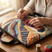 Kaia · Handgefertigte Tasche im Alltag