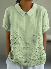 Lily | Blumenbestickte Bluse