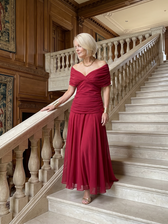 Calen | Off-Shoulder-Midikleid