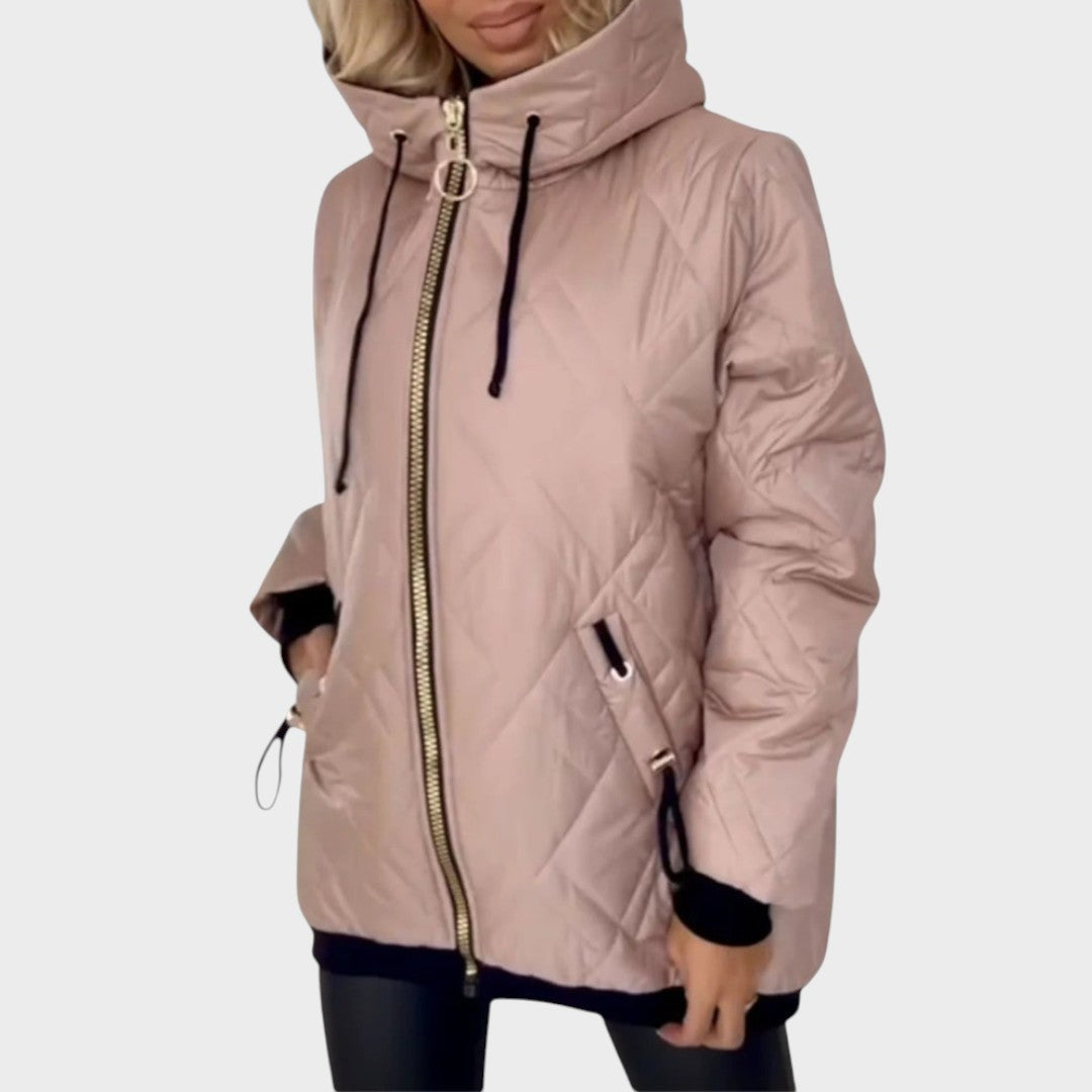 Marilyn™ | Gesteppte Kapuzenjacke mit Reissverschluss