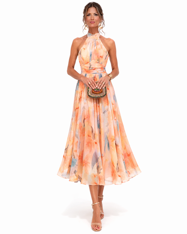 Aurora | Halterneck-Maxikleid