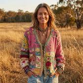 Milla | Boho Strickjacke