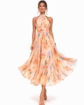 Aurora | Halterneck-Maxikleid