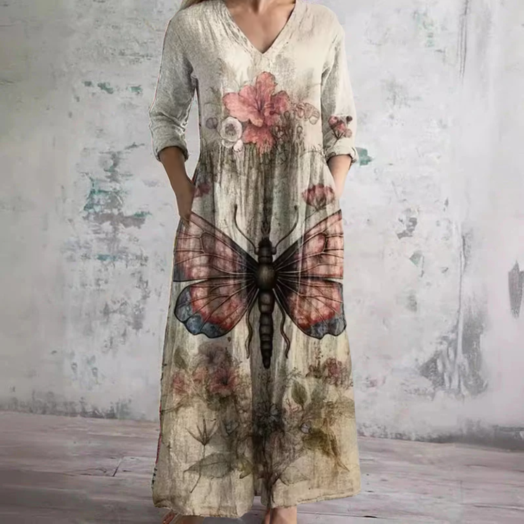 Evelyn™ | Florales Sommerkleid