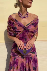 Luisa Kleid V-Ausschnitt