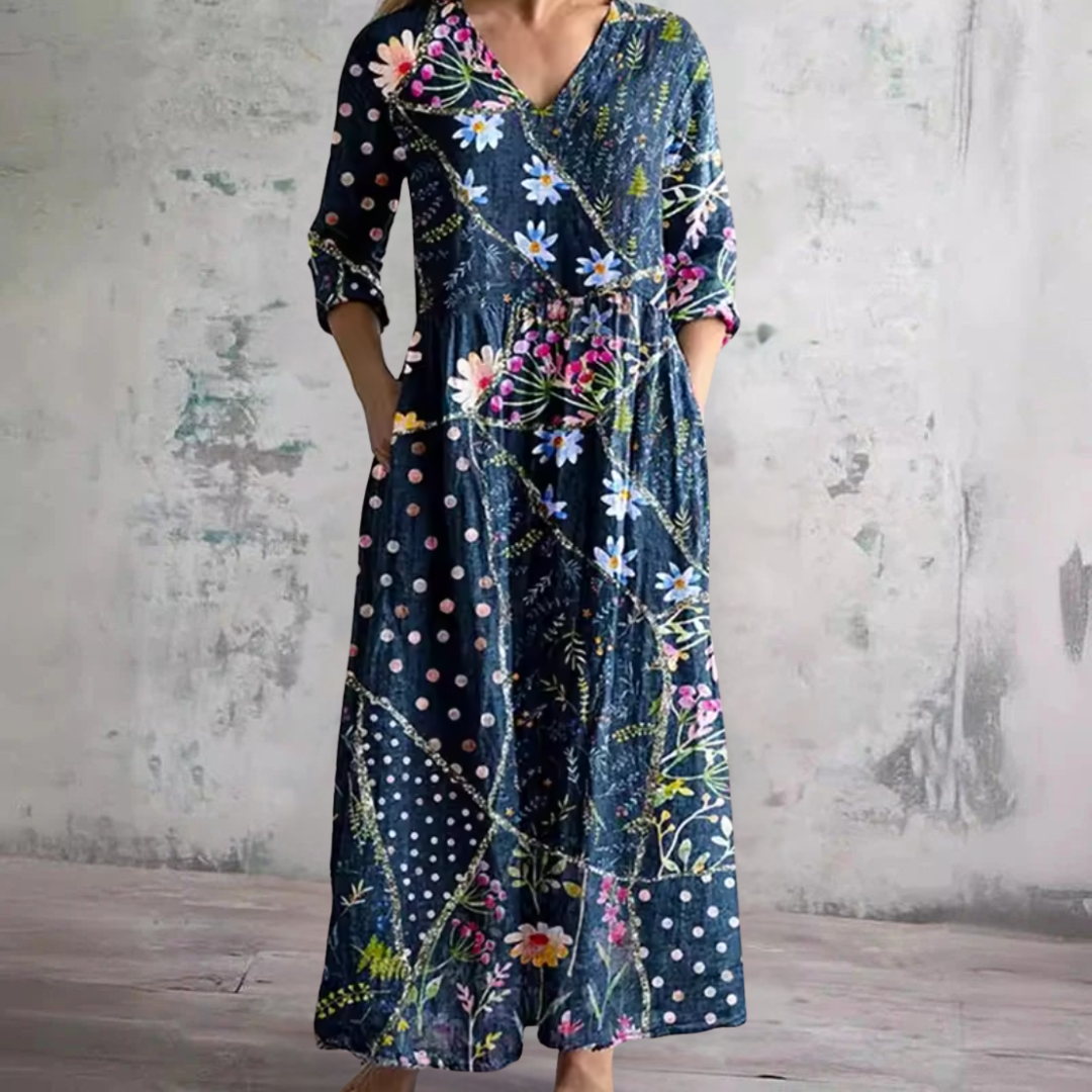 Linda™ | Florales Sommerkleid