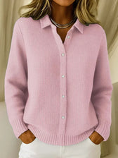 Katrina | Strukturierter Strick-Button-Cardigan