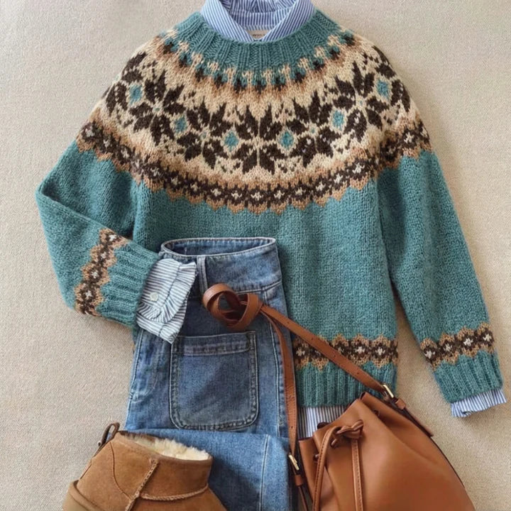 Darlene™ | Schicker Vintage Strickpullover