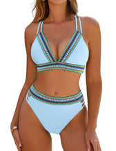 Stephanie | Figurbetontes Bikini-Set mit Kontrastdetails