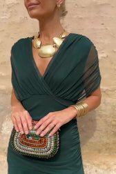 Luisa Kleid V-Ausschnitt