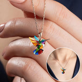 Buntes Kolibri-Halsband