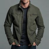Marcos | Vintage Baumwolljacke mit Reissverschluss