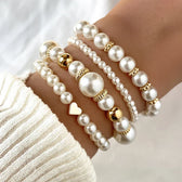 Liebende Perlenarmband™ | Set von 4