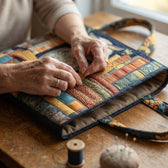 Indira · Handgefertigte Tasche im Alltag