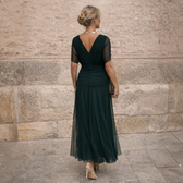 Mikaela | Maxikleid mit schulterfreiem Design