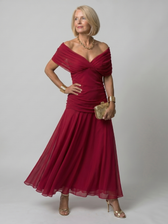 Calen | Off-Shoulder-Midikleid