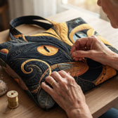 Freya · Handgefertigte Tasche im Alltag