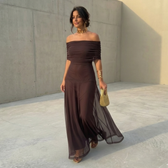 Uma - Locker fallendes Kleid mit elegantem Design