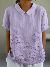 Lily | Blumenbestickte Bluse