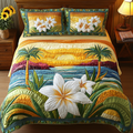 Aloha Blüten | 3-teiliges Tagesdecken-Set