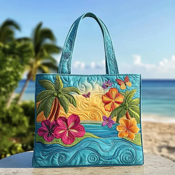 Inselbrise | Handgemachte Stepp-Tasche