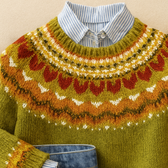 Jasmine™ | Klassischer Vintage Strickpullover