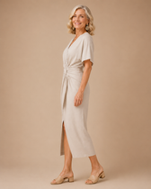 Sarah | Elegantes Midi-Kleid