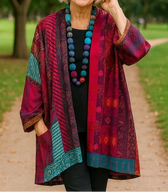Astrid | Eleganter Drape Cardigan
