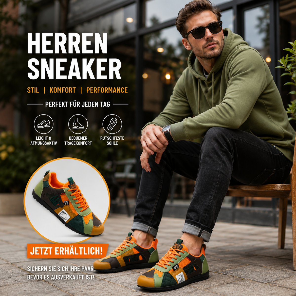 Bunte Retro-Sneaker