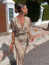Emmeline™ - KUPFER MIDI-KLEID
