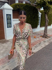 Emmeline™ - KUPFER MIDI-KLEID