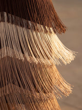 Fransenkleid Salbei