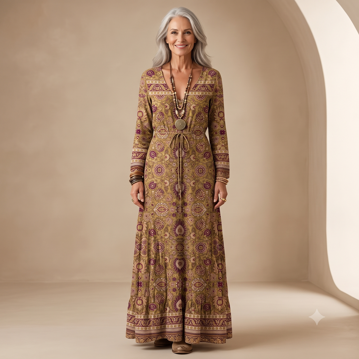 Nicole | Lässiges Bohemian-Stil Kleid