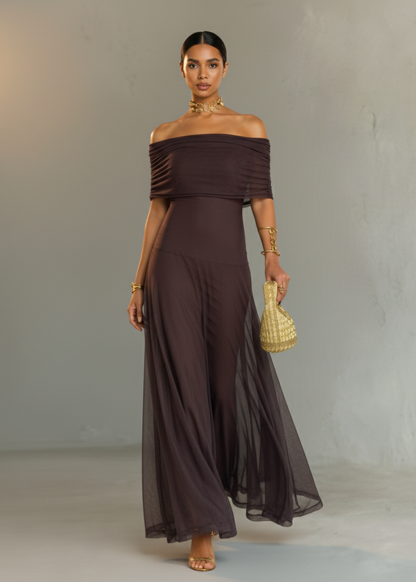 GIORGINA / LANGES DESIGNERKLEID