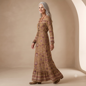 Nicole | Lässiges Bohemian-Stil Kleid