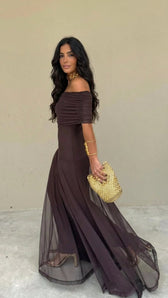 GIORGINA / LANGES DESIGNERKLEID