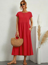 Gabrielle™ — Fliessendes Midi-Kleid mit zeitloser Eleganz