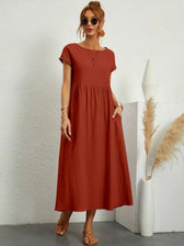 Gabrielle™ — Fliessendes Midi-Kleid mit zeitloser Eleganz