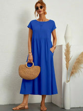 Gabrielle™ — Fliessendes Midi-Kleid mit zeitloser Eleganz