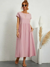 Gabrielle™ — Fliessendes Midi-Kleid mit zeitloser Eleganz
