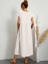 Gabrielle™ — Fliessendes Midi-Kleid mit zeitloser Eleganz