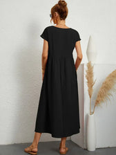 Gabrielle™ — Fliessendes Midi-Kleid mit zeitloser Eleganz