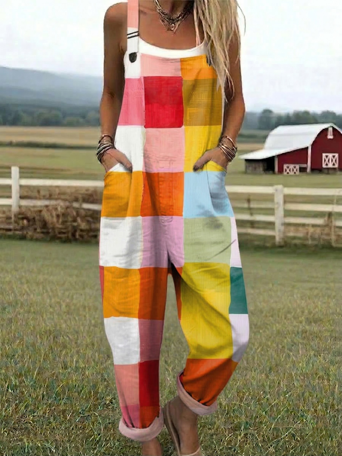 Hanne | Patchwork Freude Jumpsuit