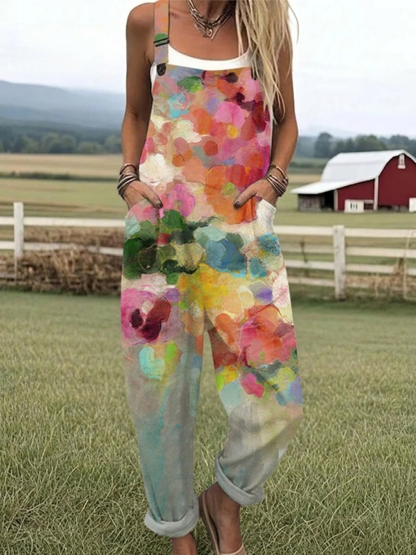 Frederica | Künstlerischer Blüten Jumpsuit