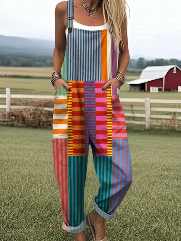 Sigrid | Regenbogenstreifen Jumpsuit