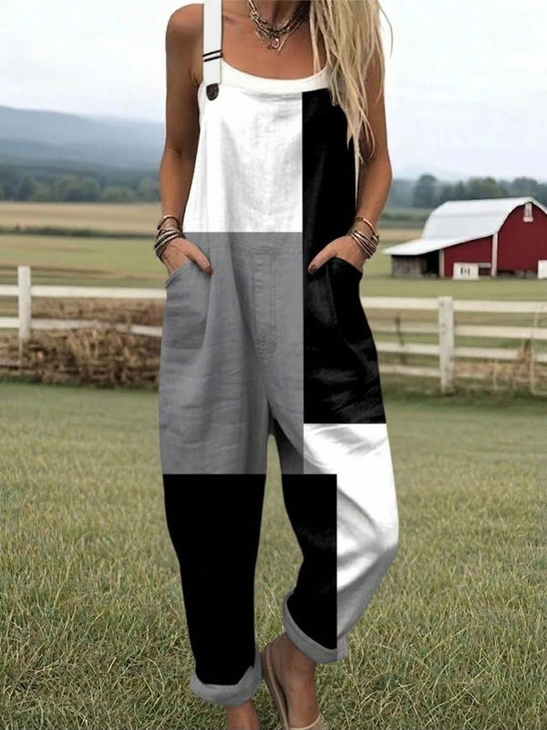 Filippa | Lockerer Colorblock Jumpsuit