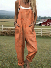 Freja | Lässiger Muster-Overall
