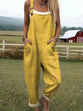 Freja | Lässiger Muster-Overall