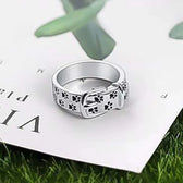 Niedlicher und stilvoller Hundehalsband-Ring