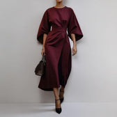 KATARZYNA | MAXIKLEID MIT KIMONOÄRMELN